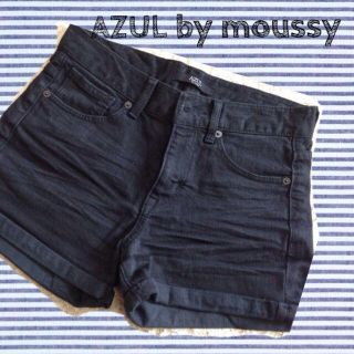 アズールバイマウジー(AZUL by moussy)のAZULハイウエストショーパン(ショートパンツ)