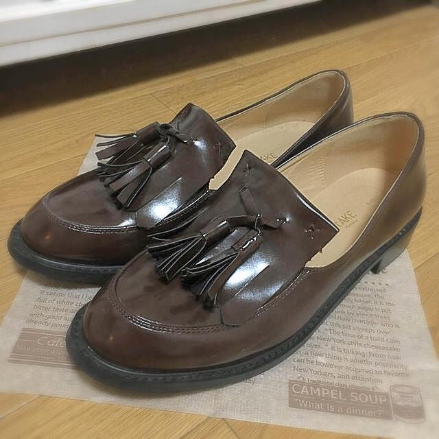 Kastane(カスタネ)のkastane ブラウン タッセル ローファー レディースの靴/シューズ(ローファー/革靴)の商品写真