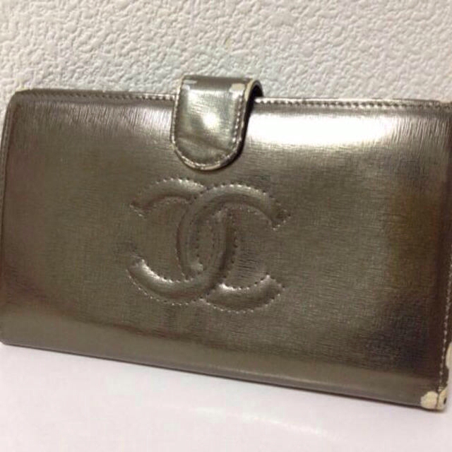 CHANEL(シャネル)のシャネル がま口財布・メタリック レディースのファッション小物(財布)の商品写真