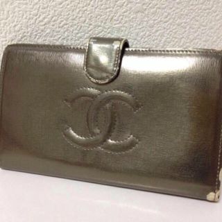 シャネル(CHANEL)のシャネル がま口財布・メタリック(財布)