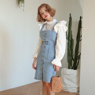 スタイルナンダ(STYLENANDA)のみ❤︎様専用 STYLENANDA フリルブラウス(シャツ/ブラウス(長袖/七分))