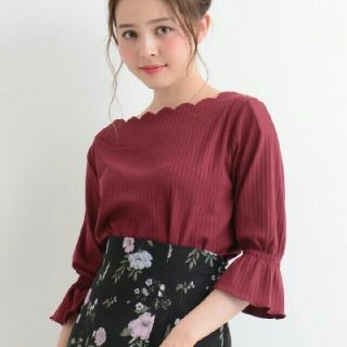 マジェスティックレゴン(MAJESTIC LEGON)のねむ様専用マジェスティックレゴン⭐ボートスカラッププルオーバー(Tシャツ(長袖/七分))