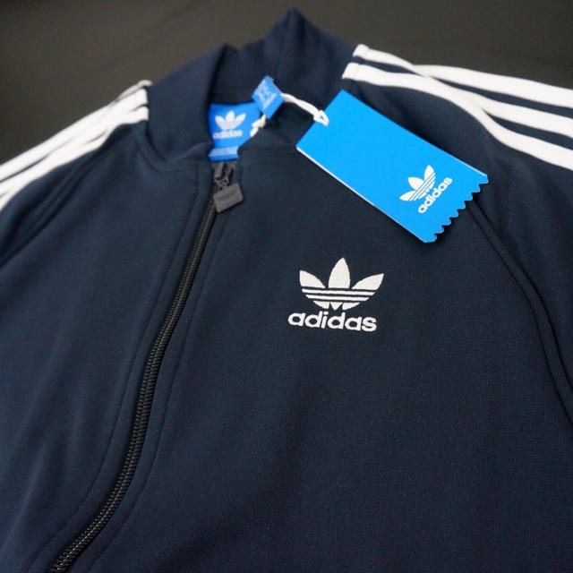 ◼︎ adidas アディダス ジャージ 上 紺 ネイビー