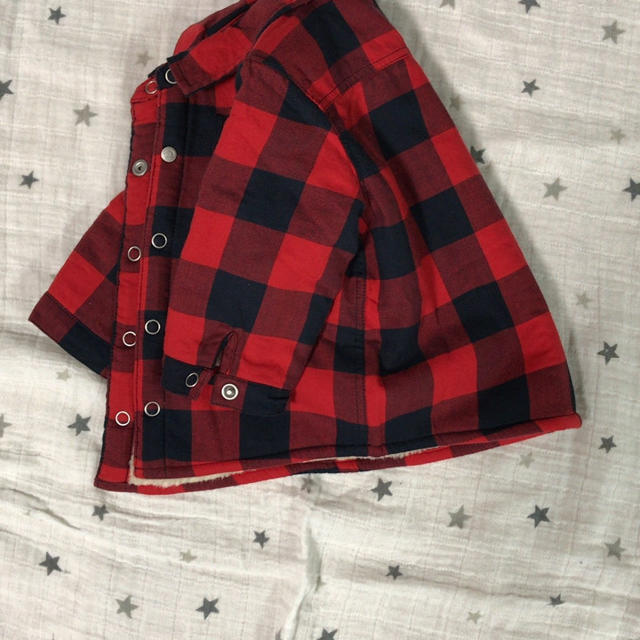 PETIT BATEAU(プチバトー)のプチバトー ボアジャケット キッズ/ベビー/マタニティのベビー服(~85cm)(ジャケット/コート)の商品写真