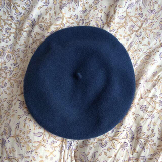 マリンフランセーズ(LA MARINE FRANCAISE)のブルー ベレー帽(ハンチング/ベレー帽)