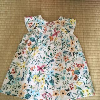 ザラキッズ(ZARA KIDS)の花柄ワンピース(ワンピース)