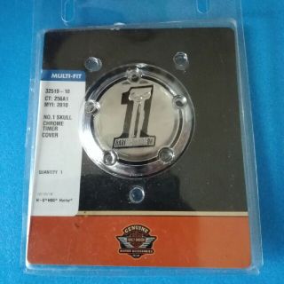 ハーレーダビッドソン(Harley Davidson)の＃1スカル・タイマーカバー

品番：32519-10(パーツ)