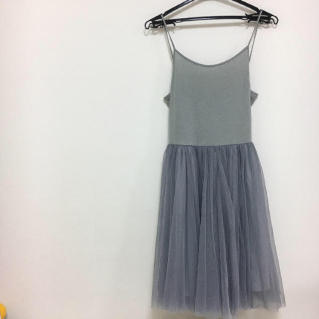 FRAY I.D(フレイアイディー)のキャミ付きチュールスカート レディースのスカート(ひざ丈スカート)の商品写真
