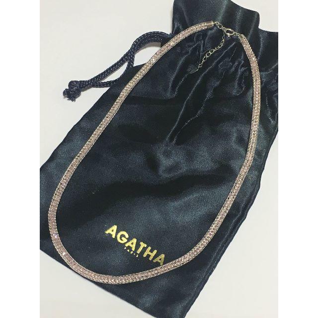 ☆未使用品☆AGATHA１８金ホワイトゴールドチョーカー