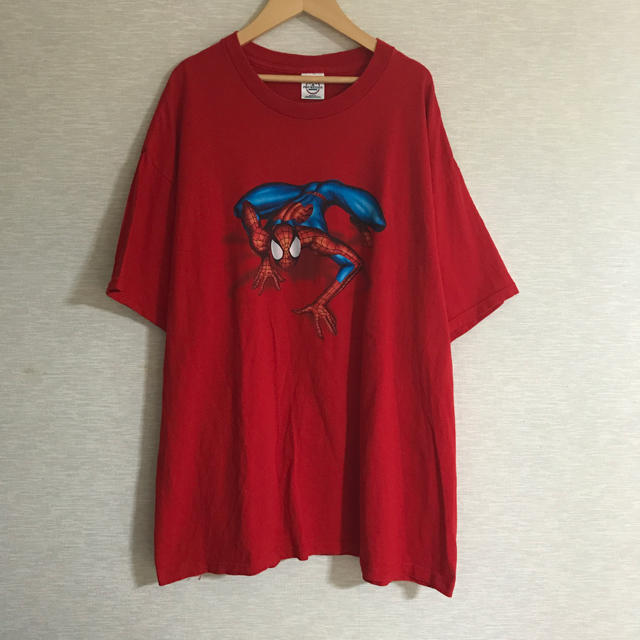 USA古着 BIGTシャツ【XL】スパイダーマン メンズのトップス(Tシャツ/カットソー(半袖/袖なし))の商品写真