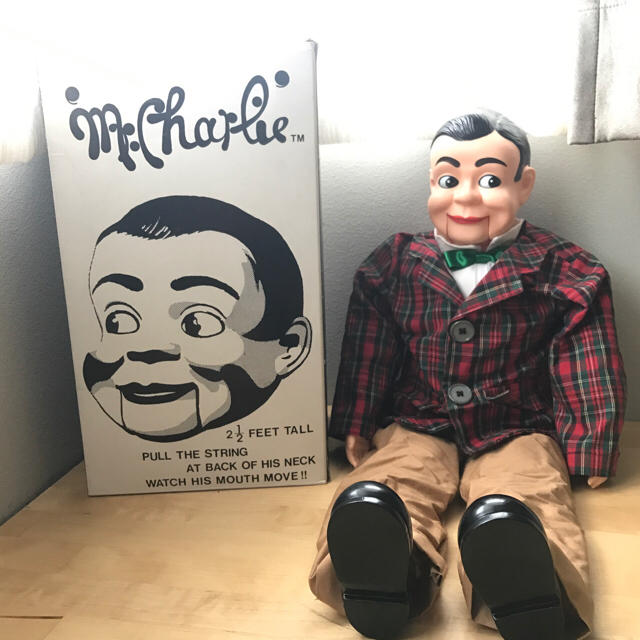 腹話術 人形 Mr.Charlie チャーリー 箱付 美品 | フリマアプリ ラクマ