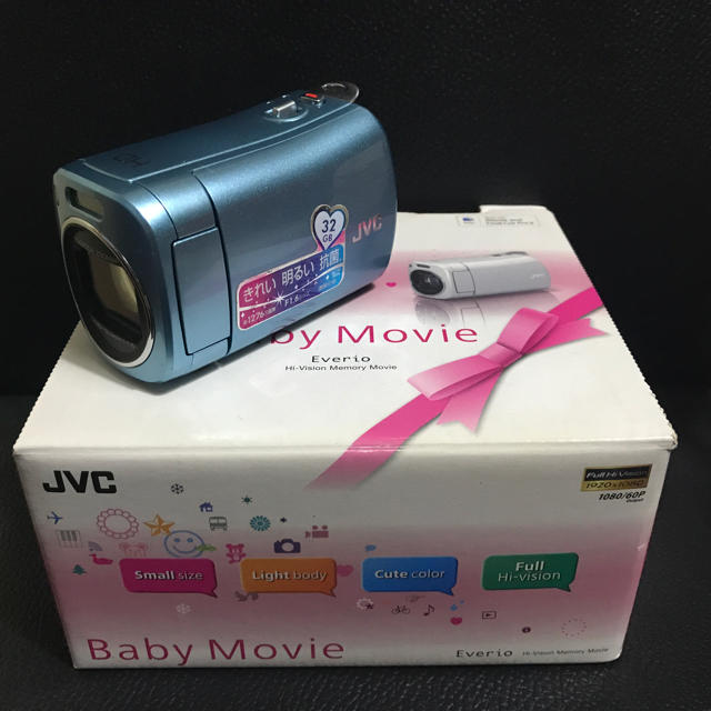 KENWOOD(ケンウッド)のEverio ビデオカメラ ハンディカム エブリオ JVC Baby Movie スマホ/家電/カメラのカメラ(ビデオカメラ)の商品写真