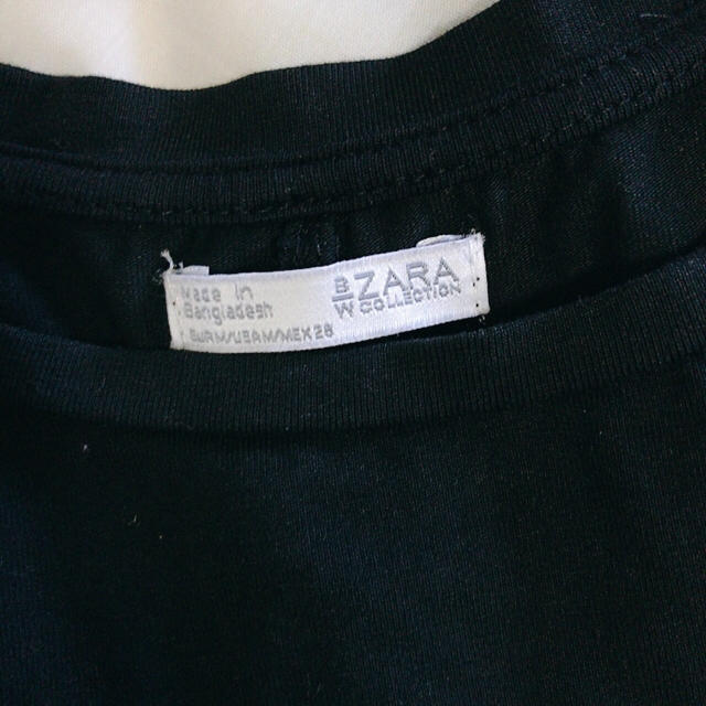 ZARA(ザラ)のZARA シンプル Ｔシャツ black レディースのトップス(Tシャツ(半袖/袖なし))の商品写真