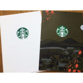 スターバックスコーヒー(Starbucks Coffee)の【新品】スタバクリアファイル(ファイル/バインダー)