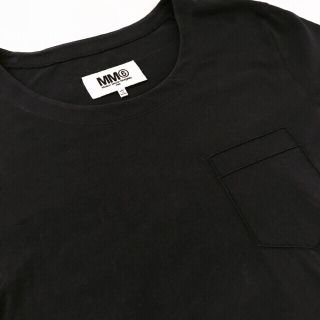 エムエムシックス(MM6)の【MM6 Maison Margiela】飾りポケットTシャツ（Mサイズ、黒）(Tシャツ(半袖/袖なし))