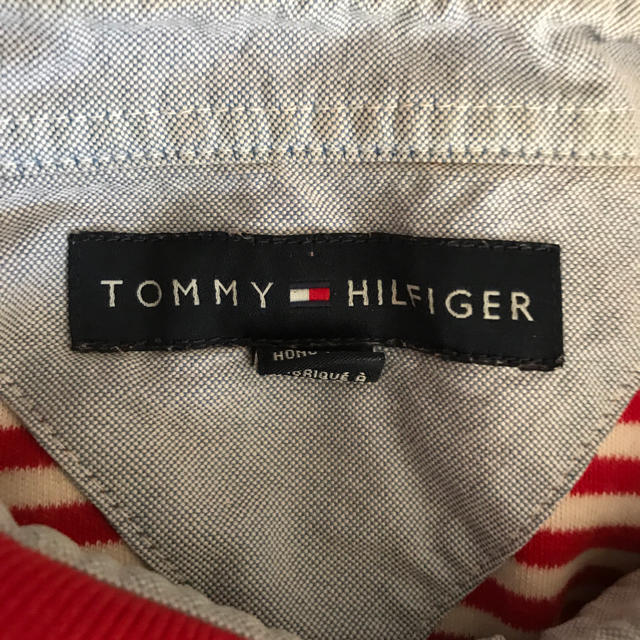 TOMMY HILFIGER(トミーヒルフィガー)のUSA古着 トミー ボーダー BIGポロシャツ【L】 メンズのトップス(ポロシャツ)の商品写真