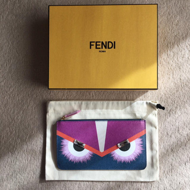 FENDI モンスター クラッチバッグ ポーチ 長財布  フェンディ