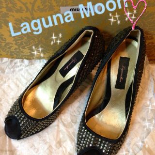 ラグナムーン(LagunaMoon)の送込LagunaMoonキラキラパンプス(ハイヒール/パンプス)