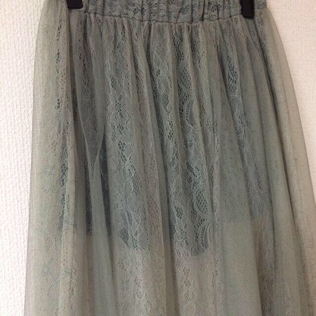 AULA AILA(アウラアイラ)のチュールマキシスカート レディースのスカート(ロングスカート)の商品写真