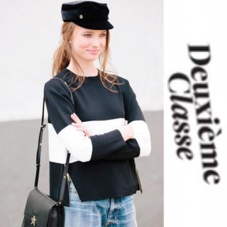 ドゥーズィエムクラス(DEUXIEME CLASSE)のDeuxieme Classe  MILANO RIB ZIP プルオーバー(ニット/セーター)