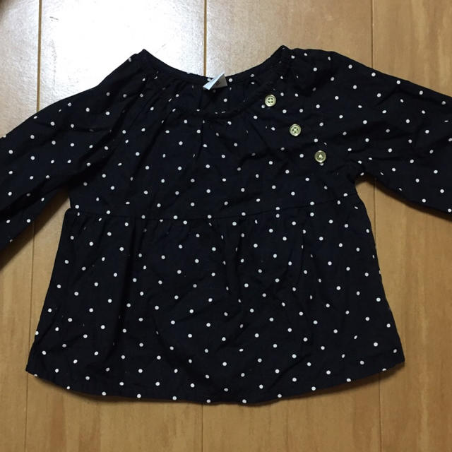 Old Navy(オールドネイビー)のドットブラウス キッズ/ベビー/マタニティのベビー服(~85cm)(シャツ/カットソー)の商品写真