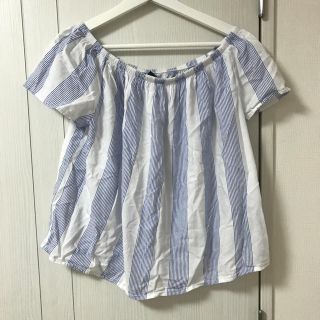 ギャップ(GAP)のGAP オフショルブラウス(Tシャツ(半袖/袖なし))