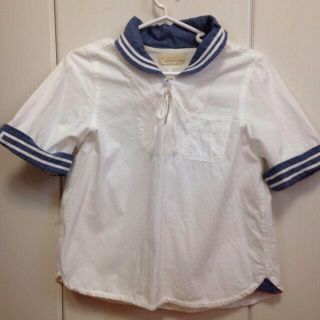 ダブルクローゼット(w closet)のセーラートップス(シャツ/ブラウス(半袖/袖なし))