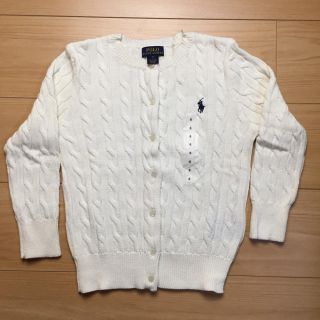 ラルフローレン(Ralph Lauren)の新品 4T/110cm  ケーブルニット 1枚のみ(カーディガン)