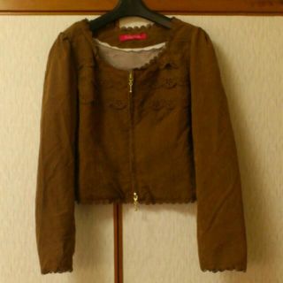 ピンキーガールズ(PinkyGirls)のスウェードライダースジャケット(ライダースジャケット)
