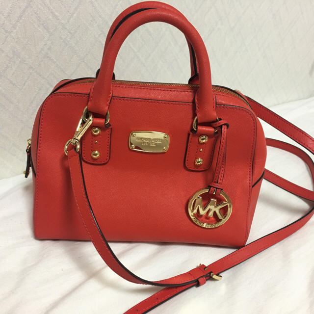 Michael Kors マイケルコース バッグ オレンジ 2way