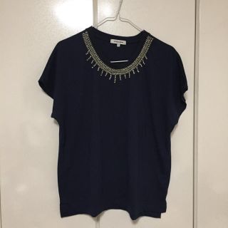 グローバルワーク(GLOBAL WORK)のグローバルワーク☆ビジュー付Ｔシャツ(Tシャツ(半袖/袖なし))