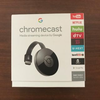 アンドロイド(ANDROID)の未開封 chromecast by Google(映像用ケーブル)