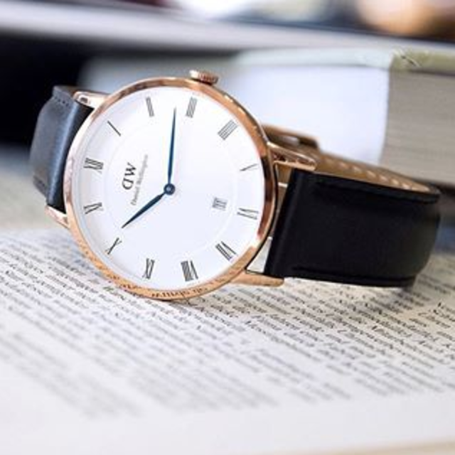 Daniel Wellington(ダニエルウェリントン)の1131DW ダニエルウェリントン 34mm シェフィールド ローズゴールド レディースのファッション小物(腕時計)の商品写真