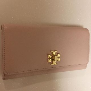 トリーバーチ(Tory Burch)の美品♡TORY BURCH 長財布♡ピンクベージュ(財布)