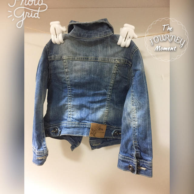 ZARA KIDS(ザラキッズ)のZARAデニムGジャン98 キッズ/ベビー/マタニティのキッズ服女の子用(90cm~)(ジャケット/上着)の商品写真