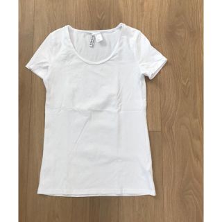 エイチアンドエム(H&M)のH&M 白無地半袖Tシャツ(Tシャツ(半袖/袖なし))