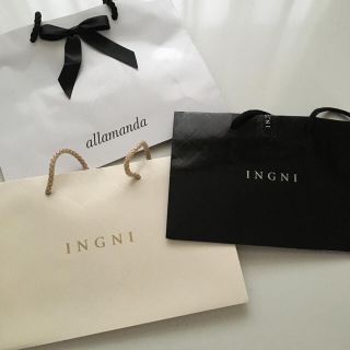 イング(INGNI)のイング アラマンダショップバッグ(ショップ袋)