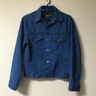 ラングラー(Wrangler)の☆ 美品 ラングラー  コットン インディゴ ジャケット ☆(Gジャン/デニムジャケット)