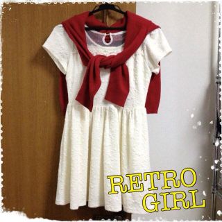 レトロガール(RETRO GIRL)のRETRO GIRLの花柄ワンピース♡(ミニワンピース)