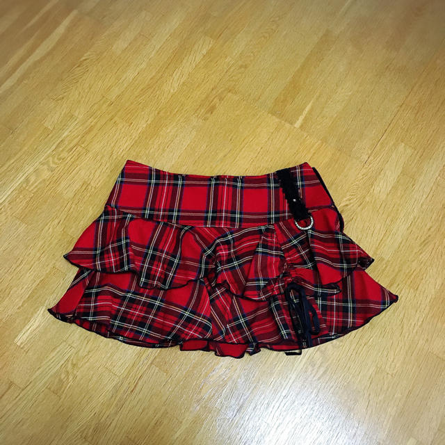 LIZ LISA(リズリサ)のリズリサ 赤チェック ミニスカート レディースのスカート(ミニスカート)の商品写真