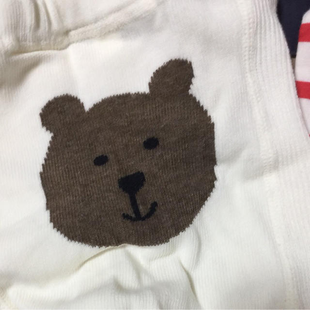 babyGAP(ベビーギャップ)のベビーギャップ☆ボーダーミニーワンピースのみ９０センチ キッズ/ベビー/マタニティのキッズ服女の子用(90cm~)(ワンピース)の商品写真