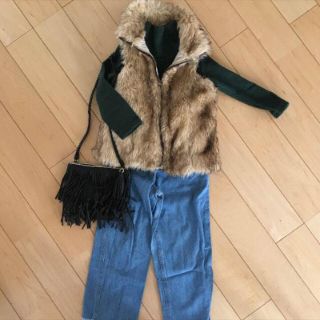 ザラキッズ(ZARA KIDS)のzara ファーベスト プティマイン アプレレクール グローバルワーク(ジャケット/上着)