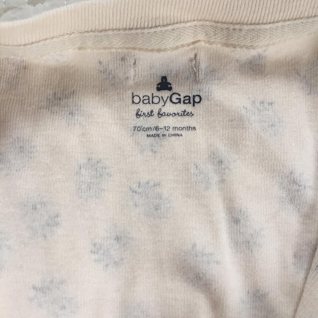 babyGAP(ベビーギャップ)のロンパース 70㎝ キッズ/ベビー/マタニティのベビー服(~85cm)(ロンパース)の商品写真