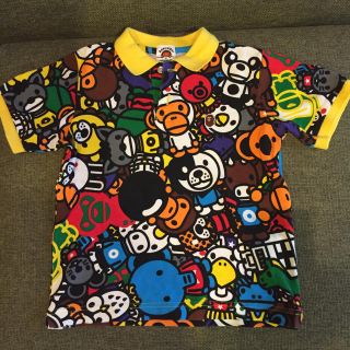 アベイシングエイプ(A BATHING APE)の最終値下げ❗️BAPE KIDS®︎ ベイプキッズ ポロシャツ(Tシャツ/カットソー)