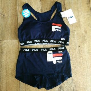 フィラ(FILA)の最安値新品【L】FILAブラセット(ブラ&ショーツセット)