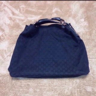 グッチ(Gucci)のGucci大きめ黒バック(トートバッグ)