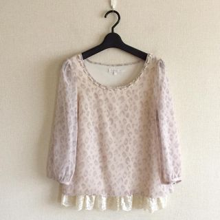 プロポーションボディドレッシング(PROPORTION BODY DRESSING)のプロポーション♡レオパード柄プルオーバーシャツ(シャツ/ブラウス(長袖/七分))