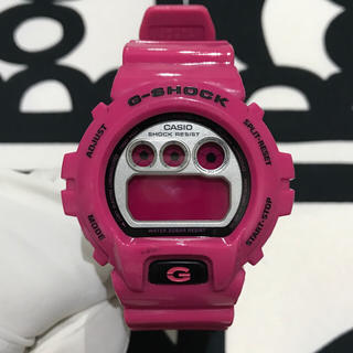 ジーショック(G-SHOCK)のG-SHOCK DW6900 クレイジーピンク 外装は美品 ジャンク扱い 格安(腕時計(デジタル))