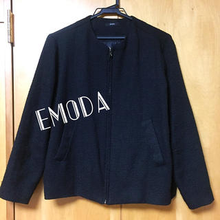 エモダ(EMODA)の【あー様専用】EMODA ツイードノーカラージャケット(ノーカラージャケット)