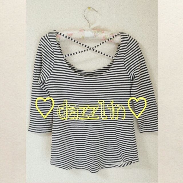 dazzlin(ダズリン)のdazzlin♡ボーダーカットソー レディースのトップス(カットソー(長袖/七分))の商品写真